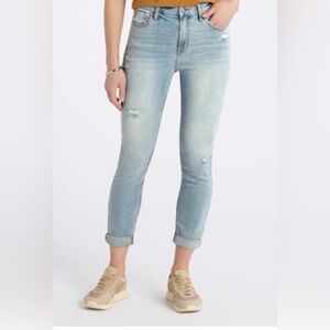 Studio Blue Kenova Mid-Rise Skinny Roll Cuff Jeans